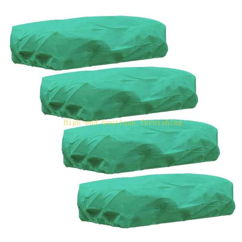 

Pack of 4 Permanent Plant Insulating Canopies for Winter Security Ventilation зелений