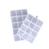 Portable Transparent Storage Box 12/28/40 Grids Plastic Clear Organizer With Cover Box For Jewelry Earrings Screw Nails Parts