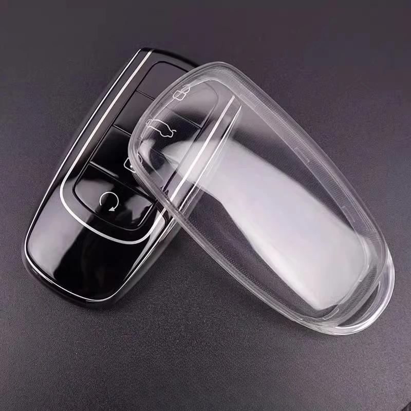 

TPU Car Key Case Protector for 2021 Chery Tiggo 8 Pro Tiggo 8plus New 5 Plus 7pro Transparent Remote Cover Shell Accessories