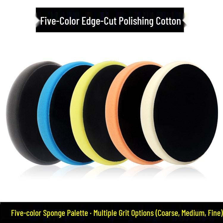 Cross-border Car Polishing & Waxing Self-adhesive Sponge Disc for Mirror Finish Restoration