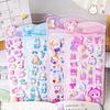 3D Bunny Cat Squishy Stickers Diy Scrapbook Water Bottle Decals Cute Stress Ease Peach Stickers For Kids Good Gift