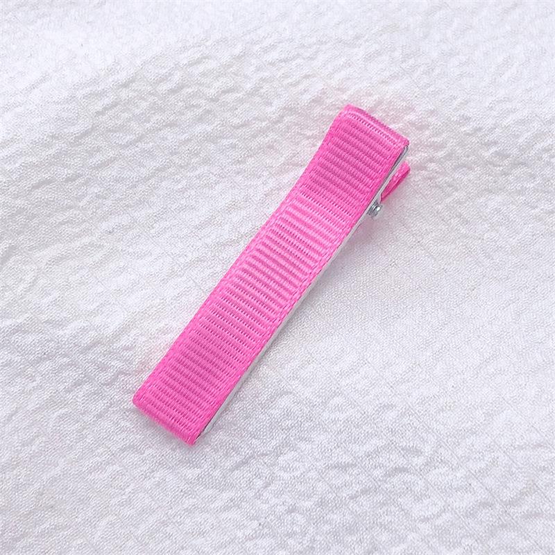 Kinder Entenschnabel Haarspange, Halb-umwickeltes Stoffband, DIY-Zubehör