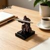 Ninja Desk Armor Warrior Knight Holder Pen Decor Kneeling 3D Printed Desktop Decoration Organizer Executive Rest for Office