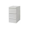 Like-it Storage Box Approx. Width 32 X Depth 52 X Height 62.6cm Made In Japan Closet System Drawer (M) Set of 3 All White (Opaque) CS-D2 3P