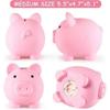 Piggy bank, unbreakable plastic money box, money box for girls and boys, medium-sized piggy banks