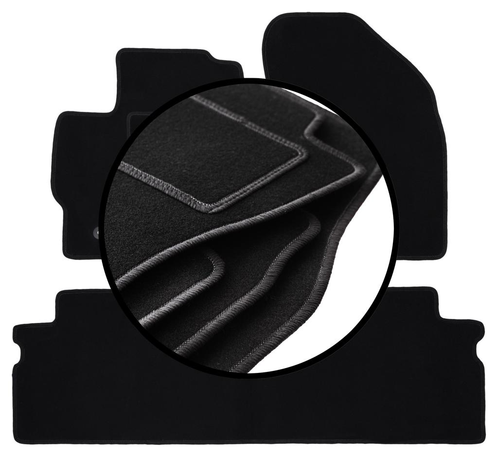 Set of Velour Floor Mats For: Toyota Corolla E14 / E15 Station Wagon, Sedan (2007-2012)