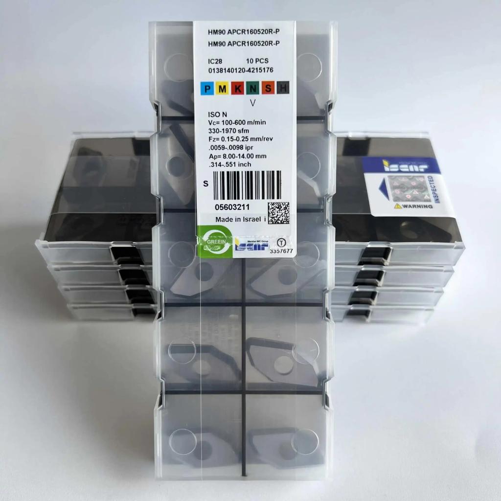 ISCAR / HM90APCR160520R-P IC28 /Industrial indexable carbide inserts 10 Pcs