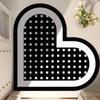 Heart-shaped Kitchen Bathroom Floor Mat Toilet Strong Absorbent Non-slip Foot Mat Diatom Mud Dirty Can Be Wiped Clean