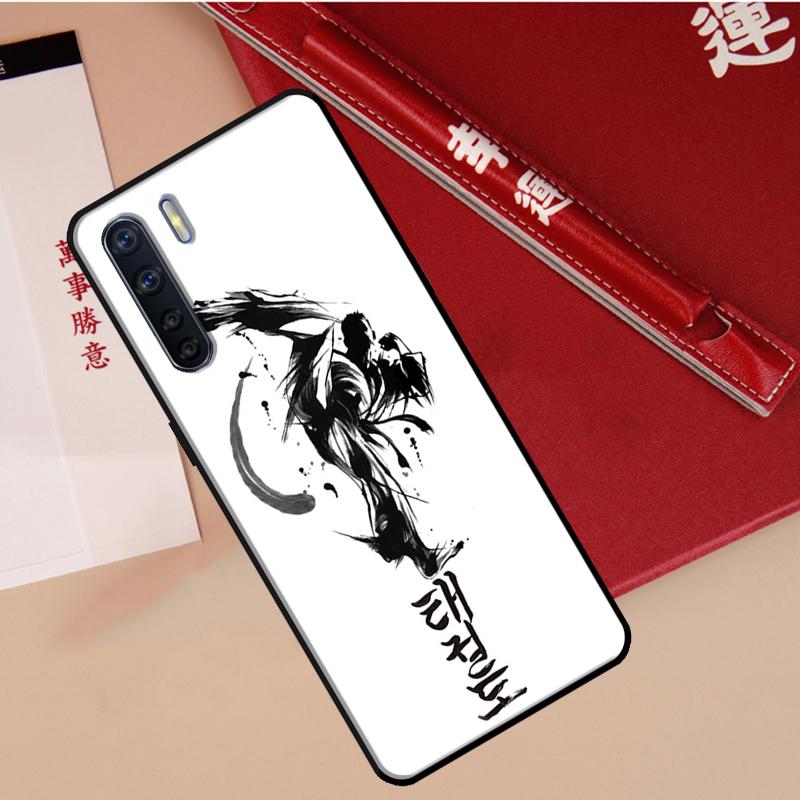 Kung Fu Taekwondo Karate Case For Oppo A94 A18 A74 A57 A17 A77 A38 A58 A78 A98 A54 A80 A60 A40 A96 A76 A16 A15 A5 Pro