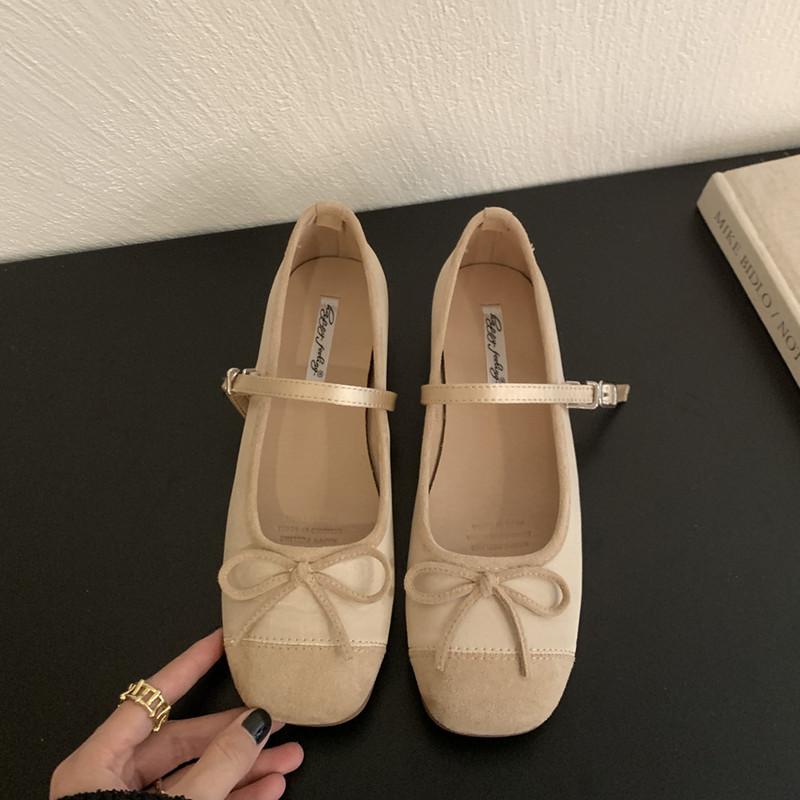 Moda Bailamos 2025 Nowe Damskie Baleriny Panie Casualowe Buty Mary Jane Miękka Podeszwa Buty Wizytowe Outdoor Okrągły Nosek Baleriny