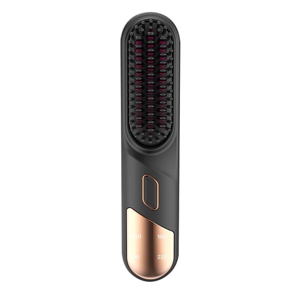 Wireless Hair Straighteners 4000mah Mini Hot Comb Dryer And Straightening Brush Hair Styling Appliances Hot Comb Straightener