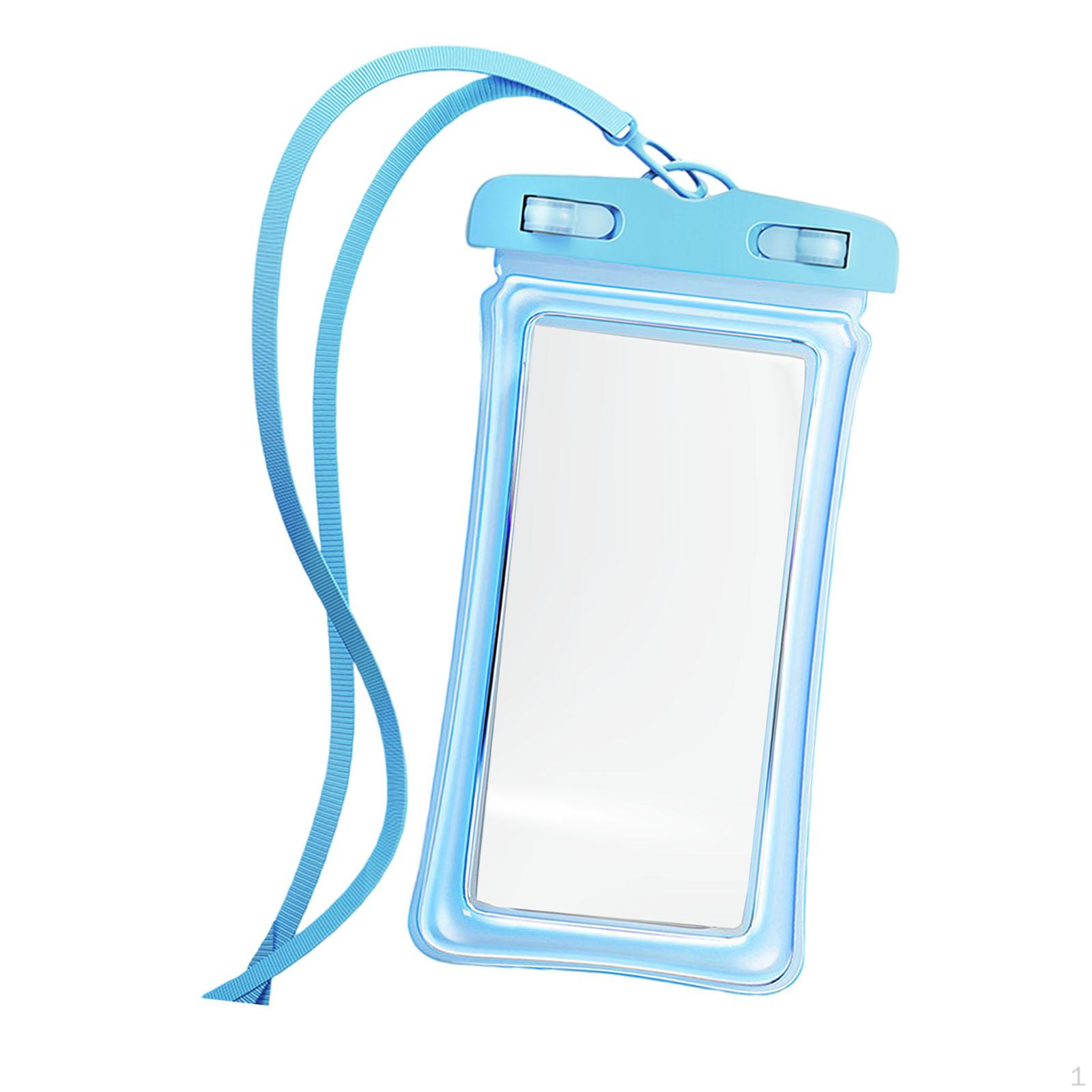 

Phone Pouch for Water Activities with Lanyard And Touchscreen Functionality синій