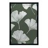 Minimalist Ginkgo Biloba Leaves Poster Minimalist Ginkgo Biloba Leaves Poster, 50X70 Cm, Black Aluminum Frame, 230 Gsm Matte Paper