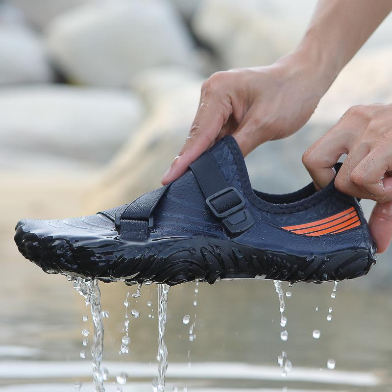 Snabbtorkande utomhusskor med fem tår för män och kvinnor för strand, simning, vadning och fitness