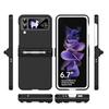 Capacitance Pen For Samsung Galaxy Z Flip 3 4 Dual Hinge Case With Touch Pen Slot Holder Cover For Galaxy Z Flip 4 5g Case Funda