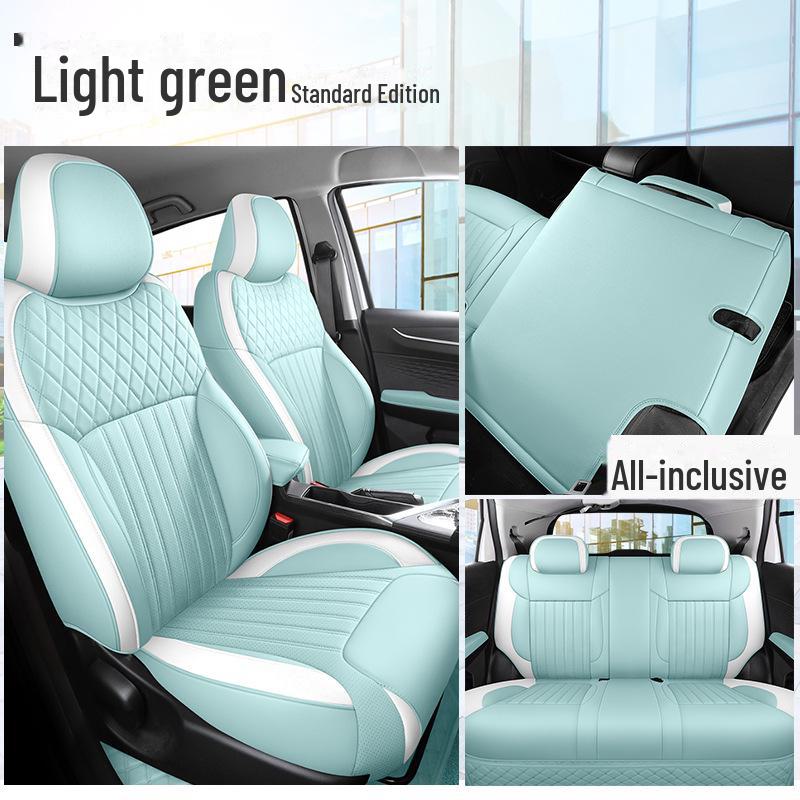 Geometric Kung Fu Niu Niu EX3 Leather Seat Cushion & Full Surround Cover