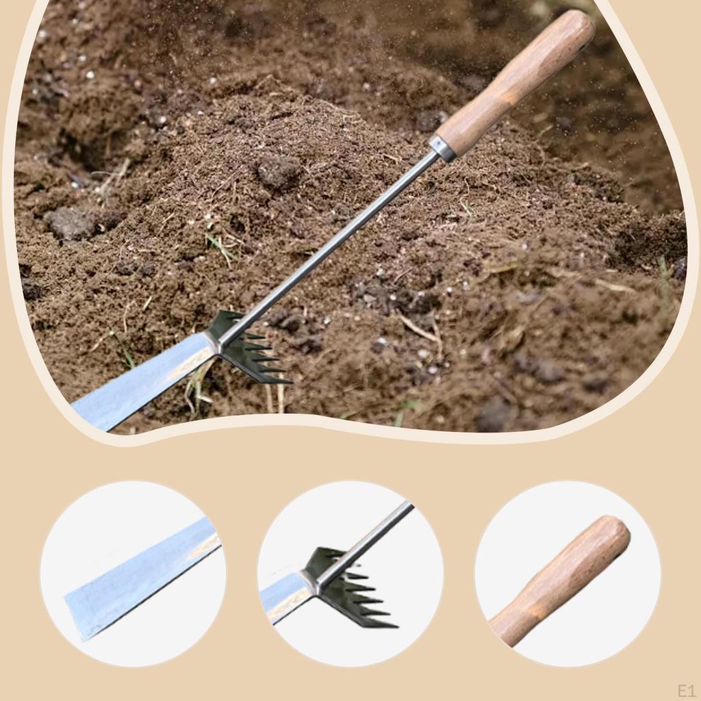 Weeds Pulling Tool Garden Hand Weeder with Ergonomic Handle Plant Remover Portable Weeding