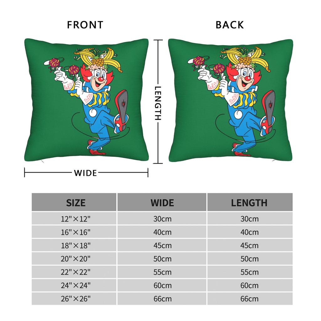 Funny Clowns B-Bozoeds Pillow Case Morden Pillow Cover Print Pillowcases For Living Room Bed Chair
