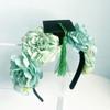 Bachelor Flowers Hair Band Doctor Academic Hat with Tassels Durable Trencher Cap  Graduation Party