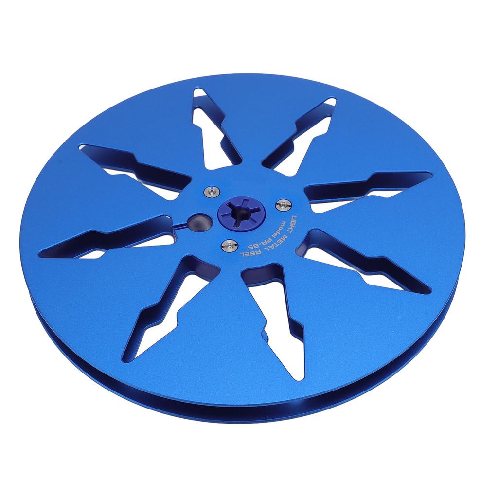 Bobina de bandă goală 14 7 inci Înregistrare sunet 8 găuri din aliaj de aluminiu pentru piese pentru mașină de deschidere ReVox Albastru