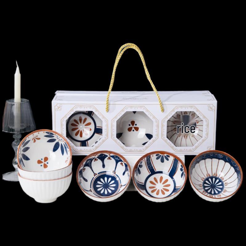 Japanese Style Ceramic Bowl Gift Set