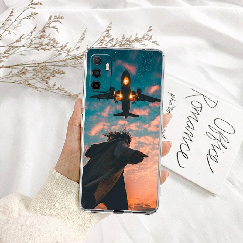 Airplane Aesthetic Art Case for Motorola E13 E15 E20 E22 E22I E22S E30 E32 E40 E7 E7I G Plus Power Play Stylus G22 G14