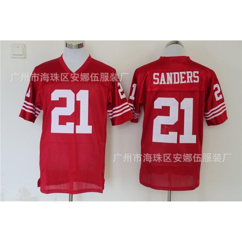 San Francisco 49ers Retro Football Jersey Embroidered Mens Womens Sports Uniform 80 87 21 Number