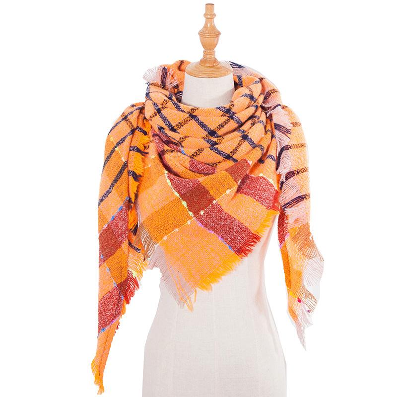 Fashion Imitation Cashmere Women Triangle Scarf Autumn Winter Scarve Pashmina Mujer Female Echarpe Hiver Foulard Bufanda Shawls