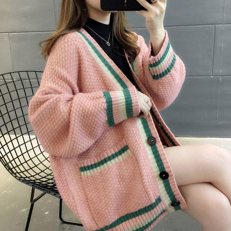 Autumn & Winter Versatile Loose Knit Cardigan Sweater for Women