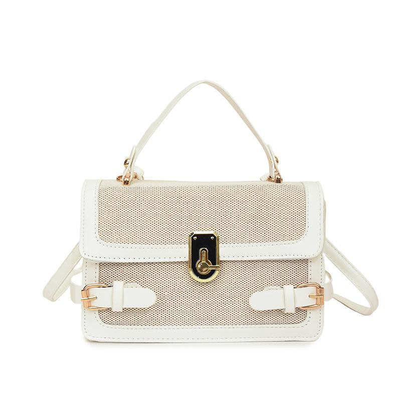Today's popular bags, women's bags, fashion locks, shoulder handbags, foreign style color matching messenger small square bags