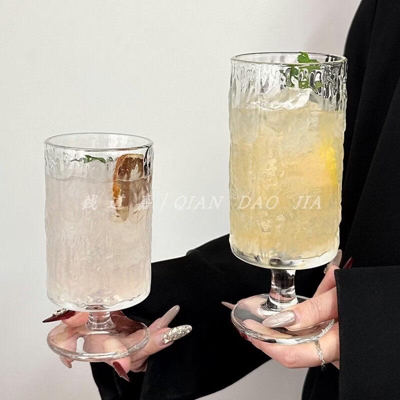 ZISIZ Handmade Glass Cocktail & Sparkling Water Cup