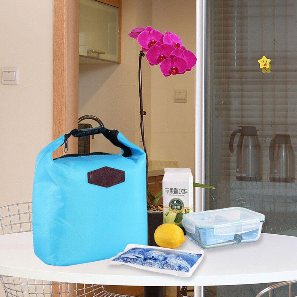 Fashion Portable Thermal Insulated Lunch Bag Cooler For Women Insulation Tote Lunchbox Picnic B L7E5