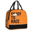Ready To Race Lunchtasche Tragbare Rennkühlbox Thermisch isolierte Bento-Box Für Frauen Kinder Schulkinder Picknick Lebensmittel-Tragetaschen