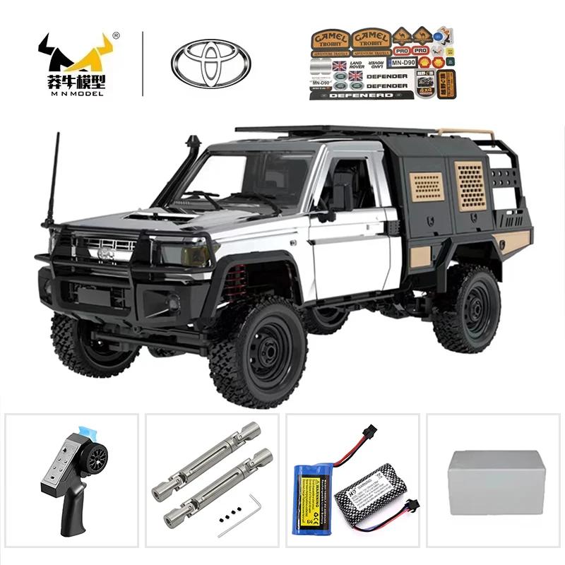 RE02The New MN MN82s MN82 Genuine Toyota LC79 Pickup Remote Control Mode Four-wheel Drive Off-road Mountain Bike Toy Christmas Gift