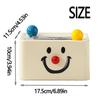 Creative Clown Tissue Box Durable Plastic Clown Face Tissue Case Cover Sturdy Decorative Paper Holder Bathroom