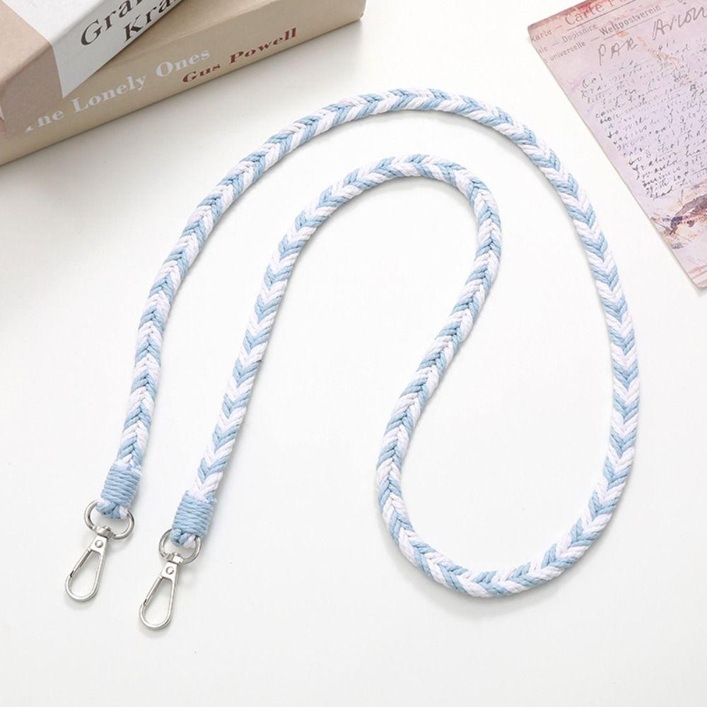 Handwoven Braided Strap For Shoulder Crossbody Bag Replacement Bag Accessories Belt Anti Loss Phone Strap Hanging Rope