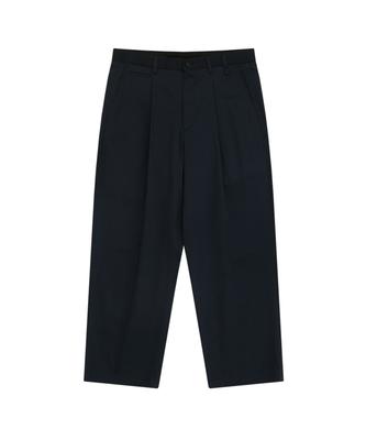 Honguseong Tapered 1 Tuck Trousers_Navy
