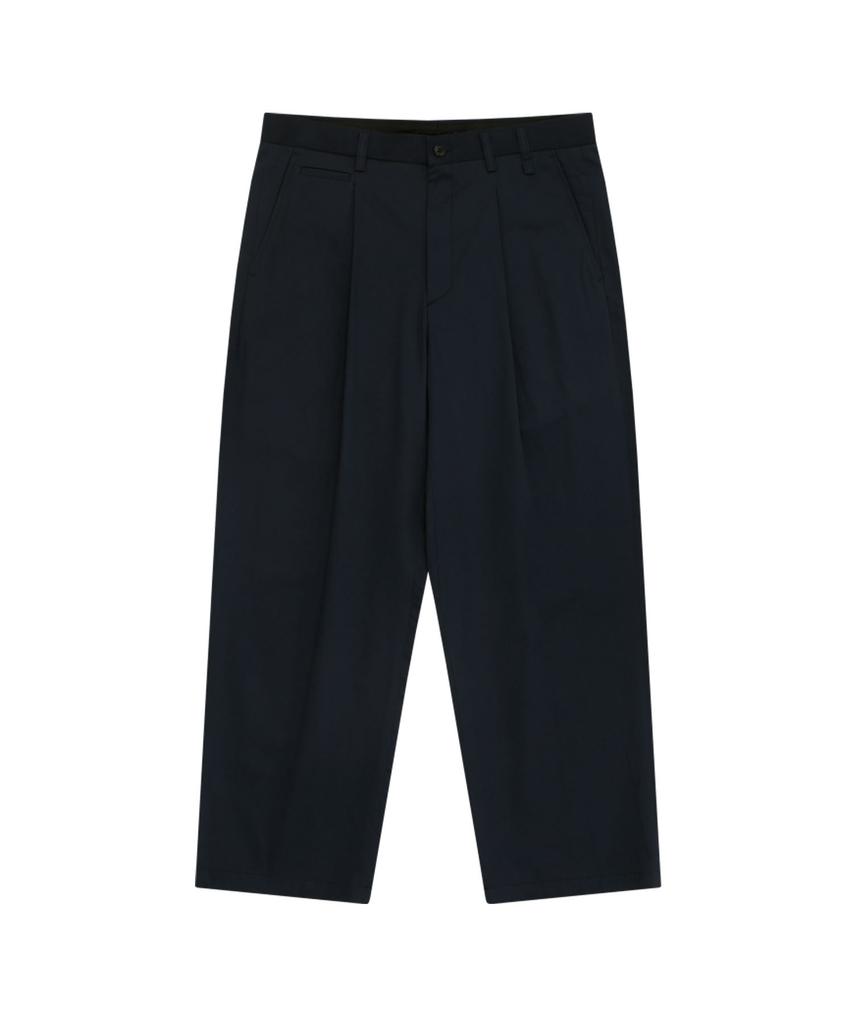 Honguseong Tapered 1 Tuck Trousers_Navy