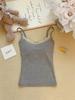 Pure lace polished sling vest for women with chest pads in autumn and winter, expanding the chest to keep warm, wearing a tube top inside