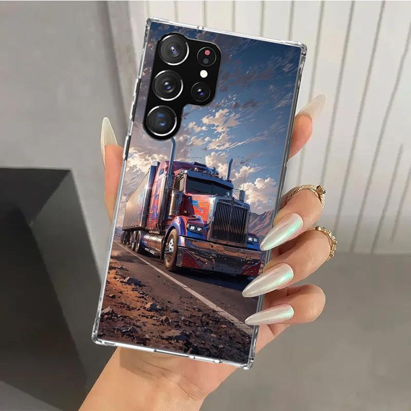 Trucks SA-AB Phone Case for Samsung Galaxy S26 S24 S23 Ultra S25 Edge S22 S21 Plus S20 FE + Soft Print Shell Funda Galaxy S25 S2