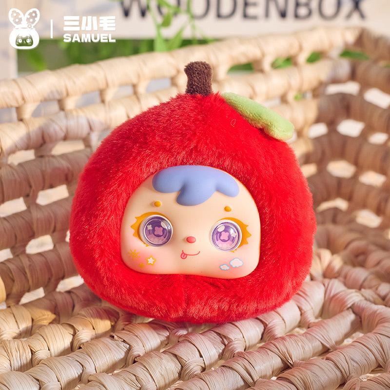 Samuel Enough Tempting Plush Blind Box Series Random Expression Fruit Doll Pendant Decoration Ornament Mystery Box Surprise Gift