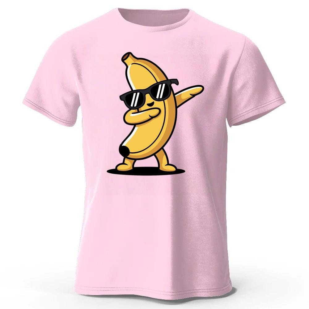 Funny Banana Summer Mens 100 Cotton Tshirt Comfortable Loose Large Size Running Fitness Tshirt Casual Fashion Top