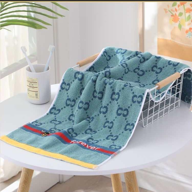 Soft, Thick Pure Cotton Bath and Face Towels - Absorbent for Men and Women