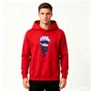 Men's Printed Pullover Hoodie, Casual Anime Chibi Character Graphic Long Sleeve Hooded Sweatshirt for Daily Wear