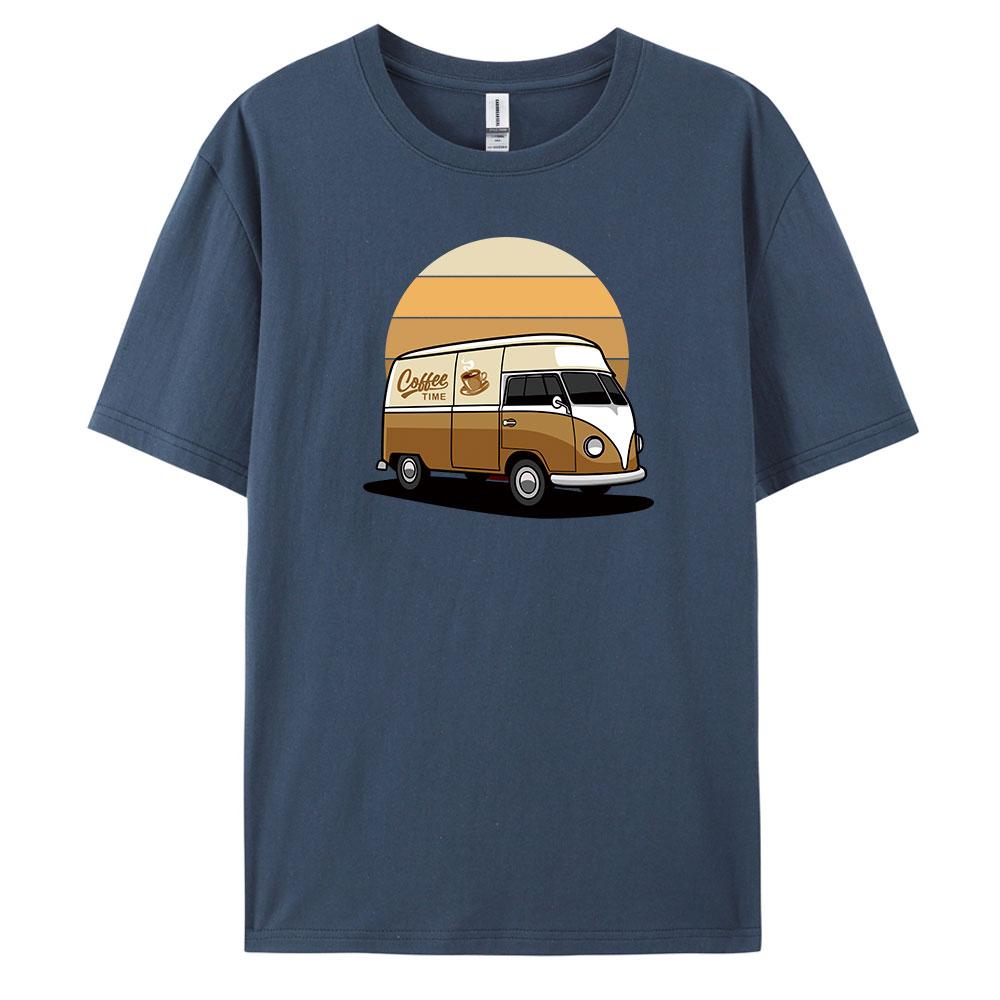 Car Mens Casual Shortsleeved Tshirt with 100 Cotton Fashion print Tees oversize
