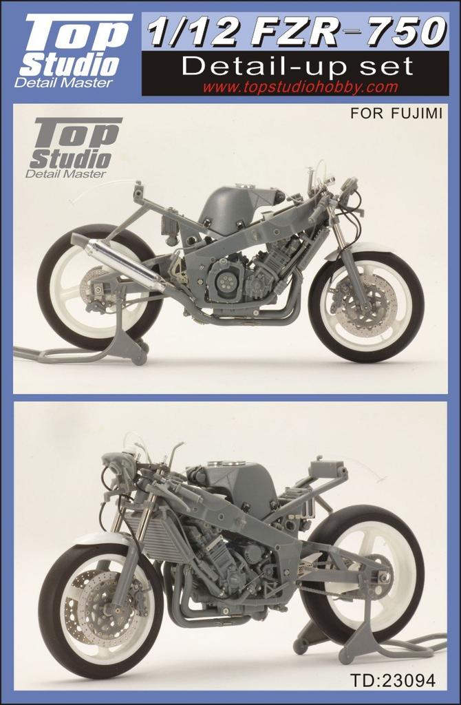 Top Studio Yamaha Detail Up Set Fujimi TD23094 FZR-750 1/12