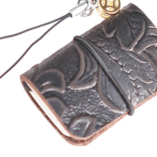 Mini-Notizbuch aus Kunstleder, Vintage-Taschentagebuch, Multifunktions-Notizbuch für Damen und Herren, Offizier, Künstler, Architekt