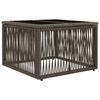 Garden Sofa Set 5 Pcs Grey Poly Rattan