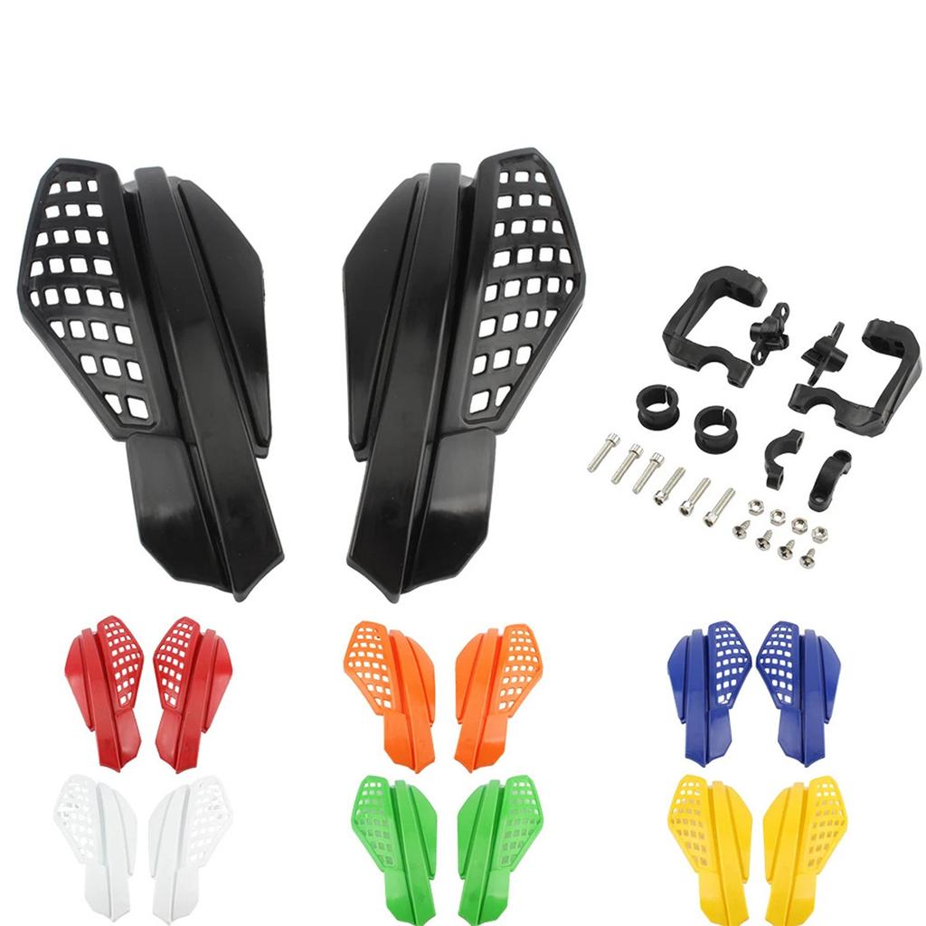 Hand Protection set Plastic Hand Protectors 22mm 7/8" Handlebar Universal Handlebar Shield Suitable for Motorcycles