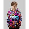 Ein Must-Have für trendige Kinder! Gamecontroller Grafik Hoodie Langarm für Herbst/Winter Perfekt für Sport, Alltagskleidung